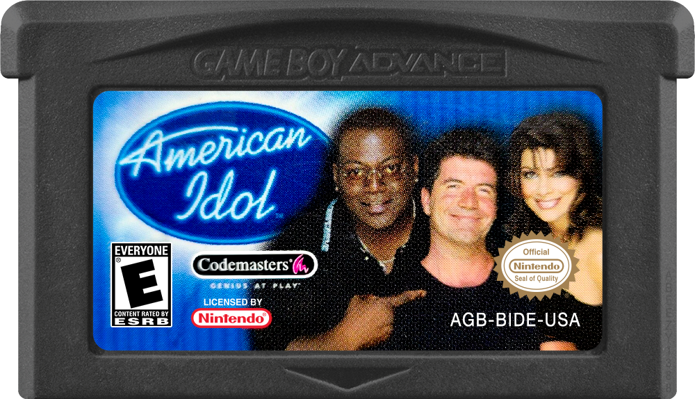American Idol media 7 for GameBoy Advance